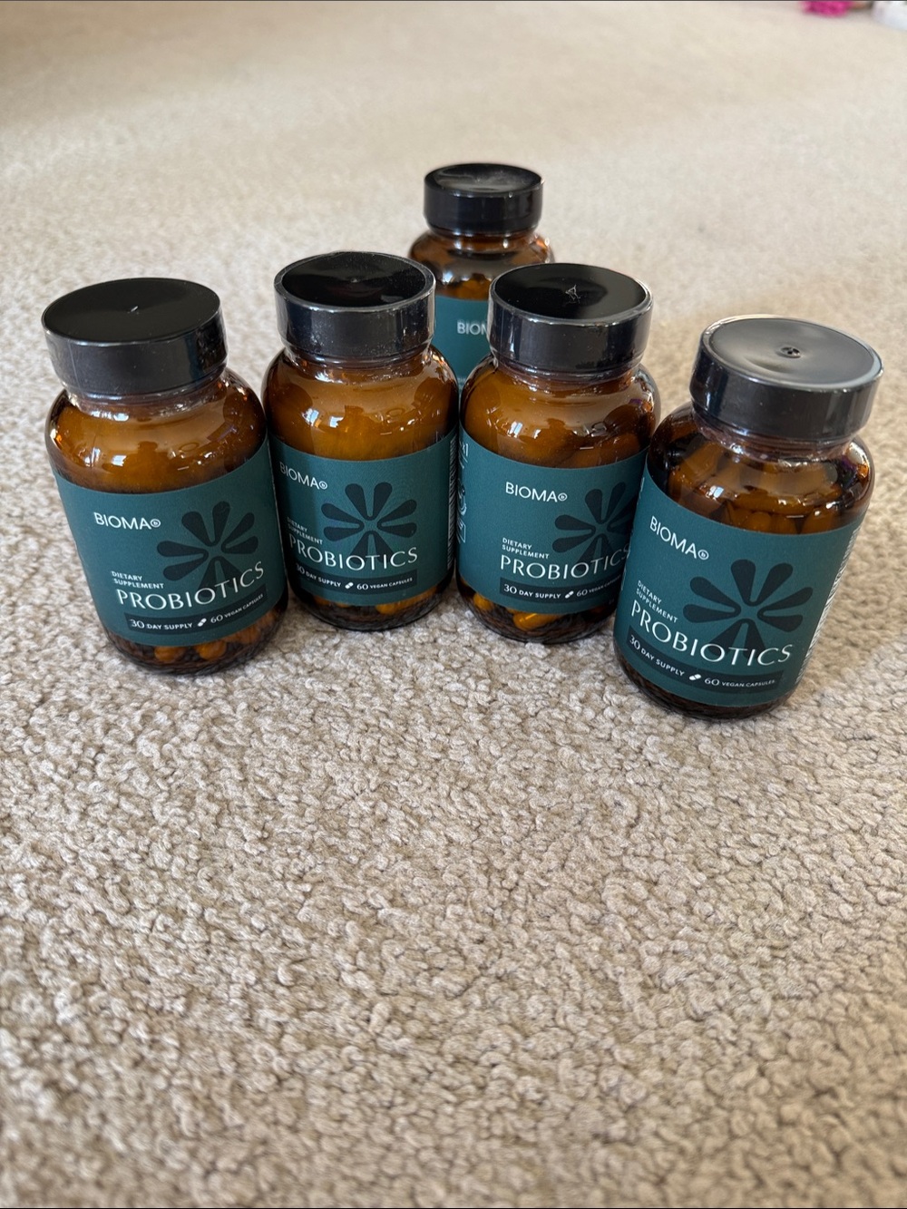 BIOMA Probiotics Supplement NIB 4 bottles!